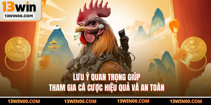 Lưu ý quan trọng giúp tham gia cá cược hiệu quả và an toàn