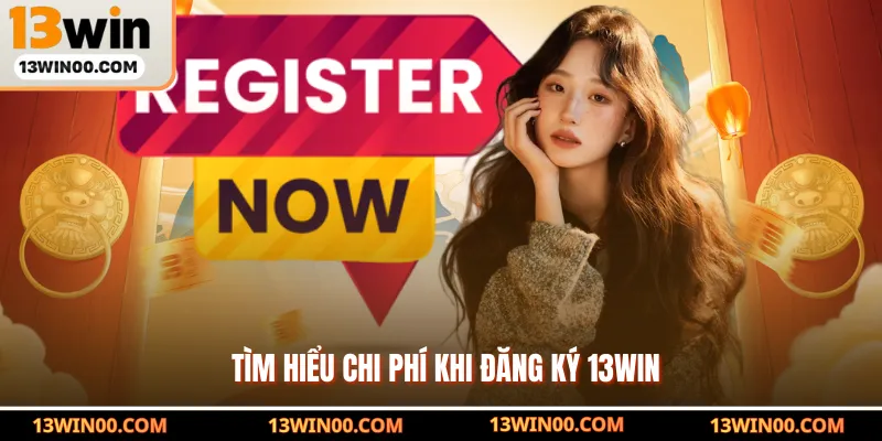 Tìm hiểu chi phí khi đăng ký 13WIN