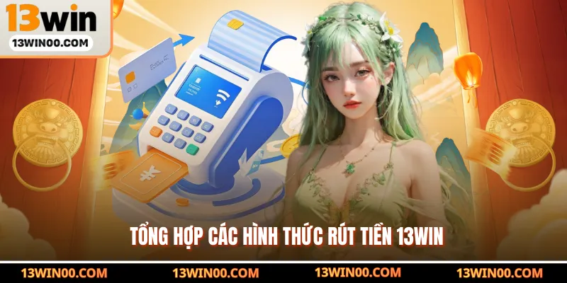 Tổng hợp các hình thức rút tiền 13WIN